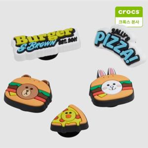 [크록스]10012229 라인 프렌즈 5팩 지비츠