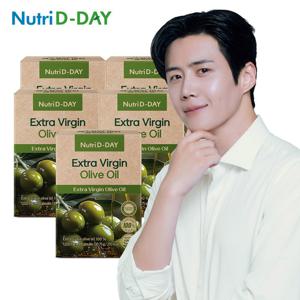 뉴트리디데이 올리브오일 식물성캡슐 엑스트라 버진 올리브유 30캡슐 x 5개 5개월분