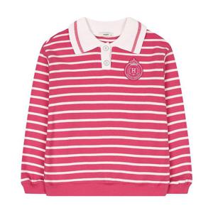 [헤지스키즈]헤지스키즈 스트라이프 카라 맨투맨 (HUW11TM50M-PK)