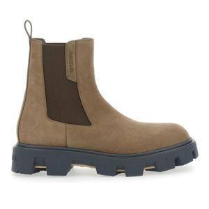 몽클레어 누벅 가죽 앵클 부츠 4F00060M7373 208