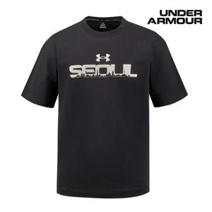 [언더아머(백)]남여공용 APAC HWT 서울 라운드 반팔 티셔츠 6010181-001
