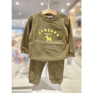 블루독베이비[hu] 25.FW신상 KH)블루독BASIC상하세트C 45A70-672-03 상하복 가을겨울 등원복 맨투맨상하복