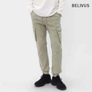 빌리버스 남성 밴딩 카고팬츠 조거 2XL 밴딩 밀리터리 팬츠 BSOJP002