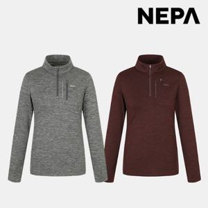 [네파] 여성 간절기 등산복 까르비코 멜란지 티셔츠 7J65404