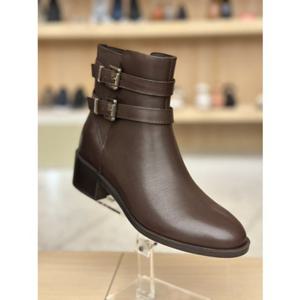 R 락포트 RW0265 데브 투버클 스트랩 여성 아몬드 토 앵클 부츠(4.5CM)