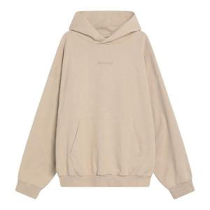 발렌시아가 후드 티셔츠 767877TSVP1 9661 BEIGE