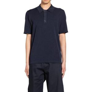 버버리 울 폴로 셔츠 8112159 A1222 BLUE