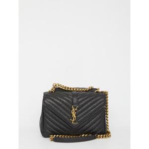 생로랑 디태처블 체인 스트랩 칼리지 미디엄 숄더 백 600279BRM