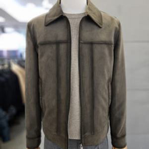 [바쏘]카키 비건 스웨이드 블루종 점퍼 WSAFZ3UA31A