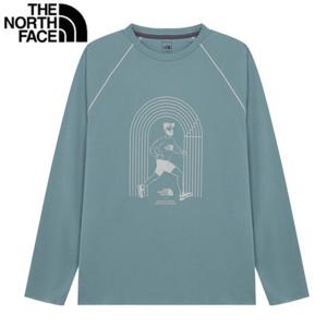 노스페이스 NT7TR51C 남여공용 레귤러핏 런닝티 살리오 라운드 긴팔 티셔츠