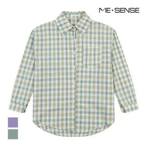 [미센스]MARIO체크패턴 셔츠_MB34BLS309Z