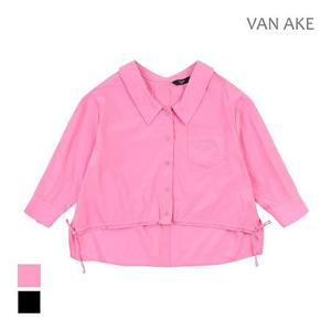 [반에이크]MARIO스트링 크롭 블라우스_VB35BLUD02Z