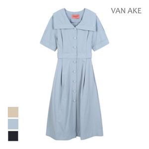 [반에이크]MARIO와이드카라 반팔원피스_VB36OPUD03Z