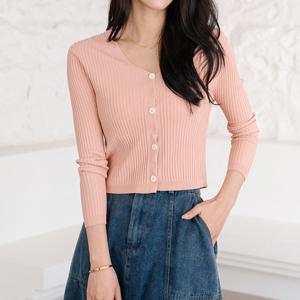 [모리스커밍홈] 기본 브이넥 골지 가디건_M2509CD608C