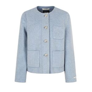 [제이제이 지고트]캐시미어 자수 라운드넥 재킷 GPAM0JK901