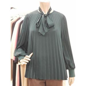 미니멈 세이브존01 타이 플리츠 블라우스 MXDAWB1250