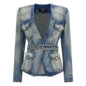 BALMAIN Denim blazer FF1SI631DF796FC