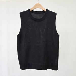 나야홍 / 빅사이즈 509 브릭라운드니트베스트 DEBS095