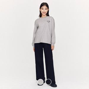 [지오다노주니어] 03415902 여아 언브러시드 테리 와이드 팬츠