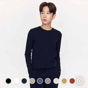 [지오다노주니어] 03025910 베이직 솔리드 긴팔 티셔츠