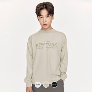 [지오다노주니어] 03095913 목넥 프린트 긴팔 티셔츠