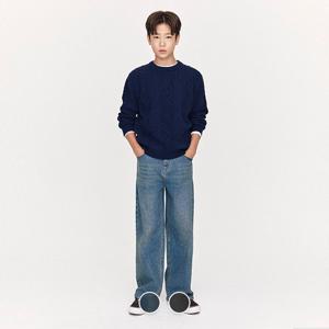 [지오다노주니어] 03115910 세미 오버 청바지