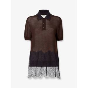 [FENDI] 라프리마 여성 폴로 셔츠 란제리 캐시미어 앤 실크 FZXE00 AUZSF1T6N BLUSH25 /12