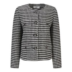 [베스띠벨리]페이크 포켓 크롭 노카라 자켓 BJJAX2121