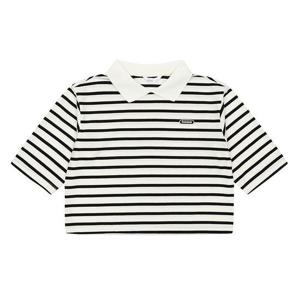 [소이]MARIO남아 스트라이프 7부 카라 티셔츠 23F0485_BK