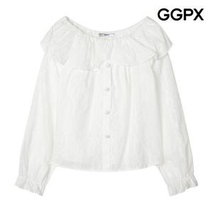 GGPX  러블리 오프숄더 레이스 블라우스 (GP9SH035F)