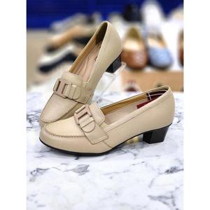 허시파피 세이브존05 여성4Cm굽세미캐주얼룩로퍼구두 VCMNKEOP902