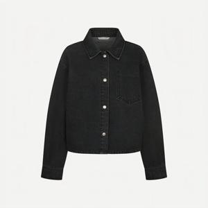 [캐리스노트]크롭 면 데님 셔캣 CNEFDJ801BK CNEFDJ801BK