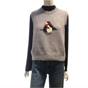 [숲]라운드넥 니트 조끼(SVAVK32)