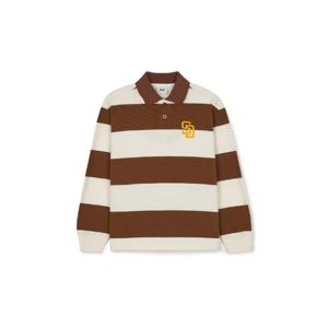 M MLB키즈긴팔티 GQC 7APQV0144-13BRL 바시티 보더 스트라이프 피케티셔츠 샌디에이고 파드리스