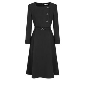 [제이제이 지고트]스퀘어넥 재킷 플레어 원피스 GPAM0OP941