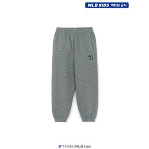 [MLB키즈US] (7APTB0656-50MGD) 베이직 스몰로고 기모 조거 팬츠 아동바지 키즈바지