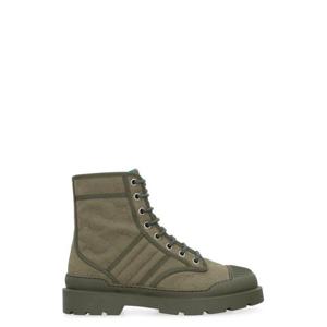 구찌 러그 솔 GG 캔버스 부츠 847717FAD7I 3359 GREEN