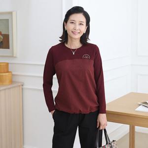 [쉬즈마담]T57407 시그 2단배색 밑단스트링티 50대 엄마옷