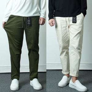 [프랭키뉴욕]남자면바지 일자 치노팬츠 남성 코튼 밴딩_KMPA04