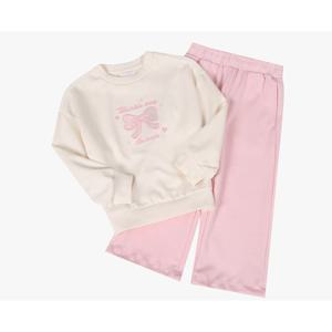 로엠걸즈리본 와이드 배색 셋업상하세트RGSM2582C