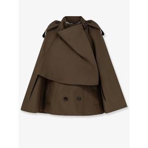 BURBERRY Cotton cape with Traditional Check lining 8113209