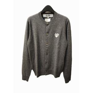 [꼼데가르송(잡화)]AX-N061-051 (화이트하트 라운드 가디건)