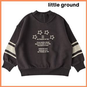 [리틀그라운드8] 데님인더박스(75C11-334-01)기모폴라스웨트셔츠 아동상의 맨투맨 데일리 겨울 선물 코디룩