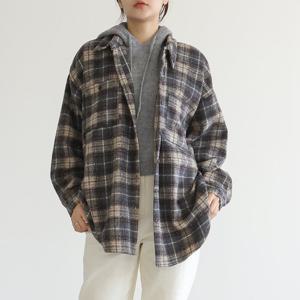 나야홍 / 빅사이즈 510 빈티지멀티체크남방 DLYT305