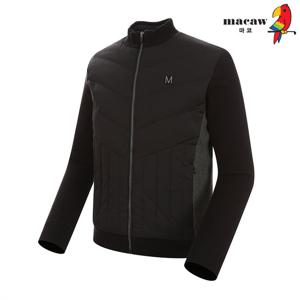 [마코] (남성)패딩배색 구스다운 니트 집업 가디건_MMM4SG61