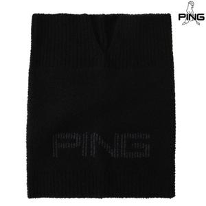 [핑골프][양말증정]남성 탁텔사 로고 넥워머 111E4AC003_BK