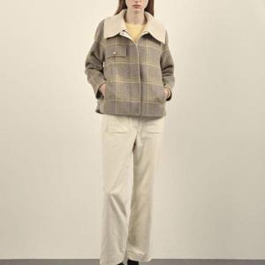 올리비아로렌 DP01 니트카라 헨드 쟈켓 VOCFU4W9431