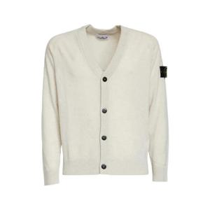 스톤아일랜드 버튼 V넥 가디건 5100065S00B4