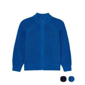 [타미힐피거칠드런2] 스웨터 집업 가디건 T42F7WCD220BT1 8세 16세