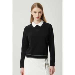 [PXG공식] 여성 겨울 백 집 카라 롱 슬리브 티셔츠-PJWPW211221